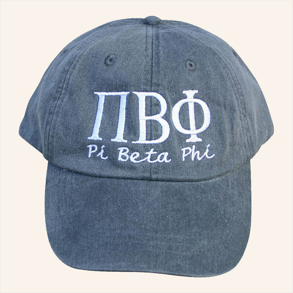 Pi Beta Phi Merch Embroidered Hat Best Gifts For Girlfriend Birthday Gifts For Besties-1