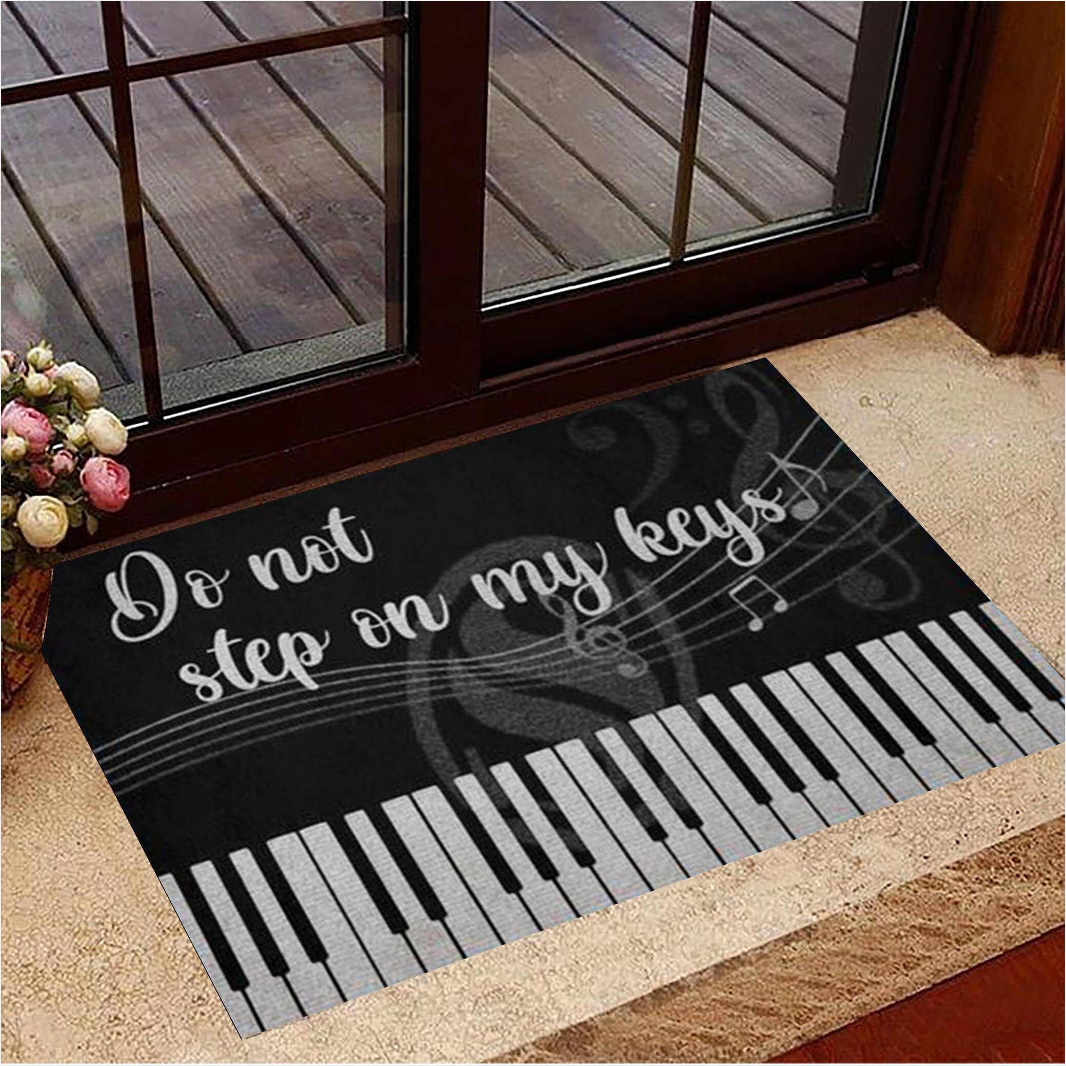Piano Do Not Step On My Keys Doormat Birthday Gifts For Besties Christmas Presents Ideas-1