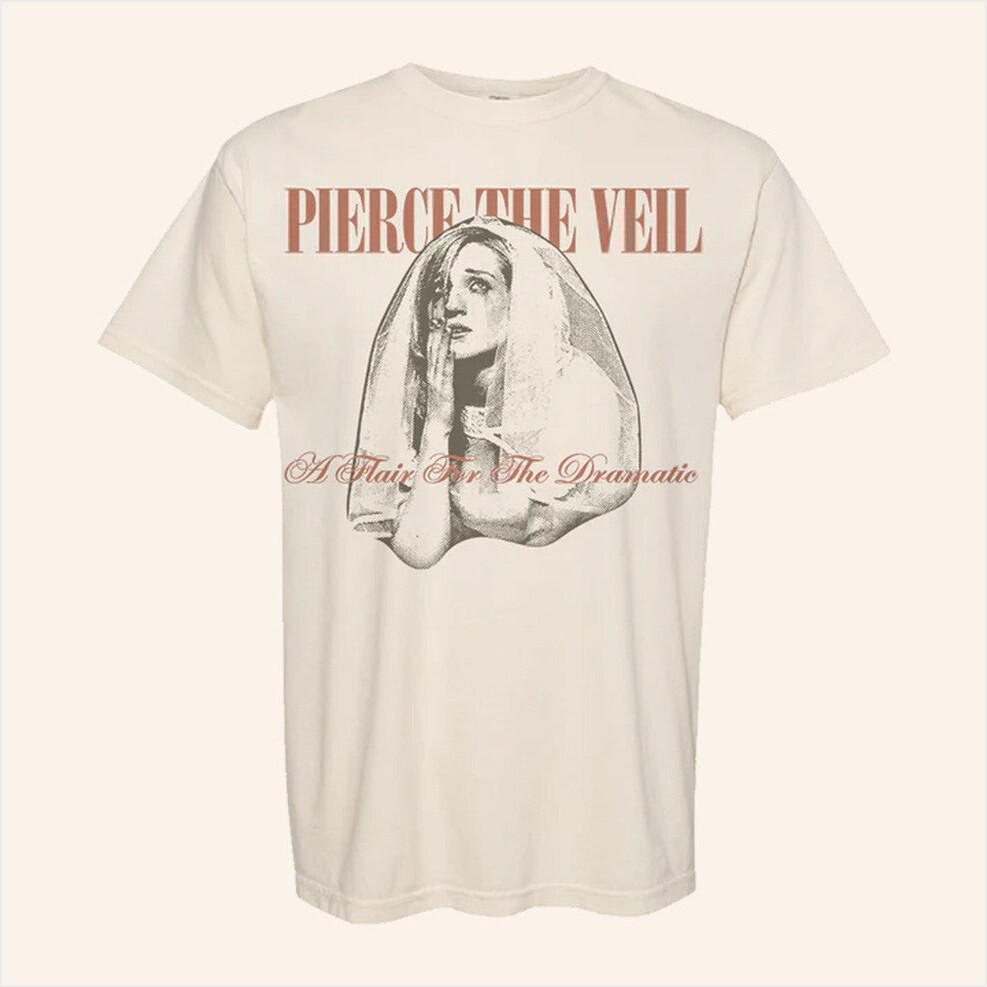Pierce The Veil Merch A Flair For The Dramatic Crying Bride T-Shirt Gifts For Him Gifts For BFF-1