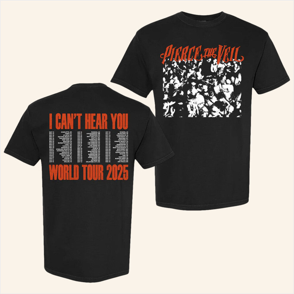 Pierce The Veil Merch Black Mosh Pit T-Shirt Best Gifts For Husband Birthday Gifts For BFF-1