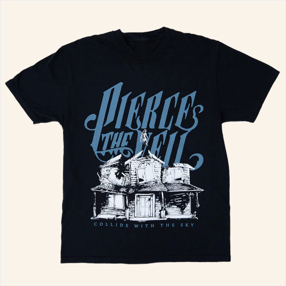 Pierce The Veil Merch Collide With The Sky T-Shirt Present For Dad Birthday Gifts For BFF-1