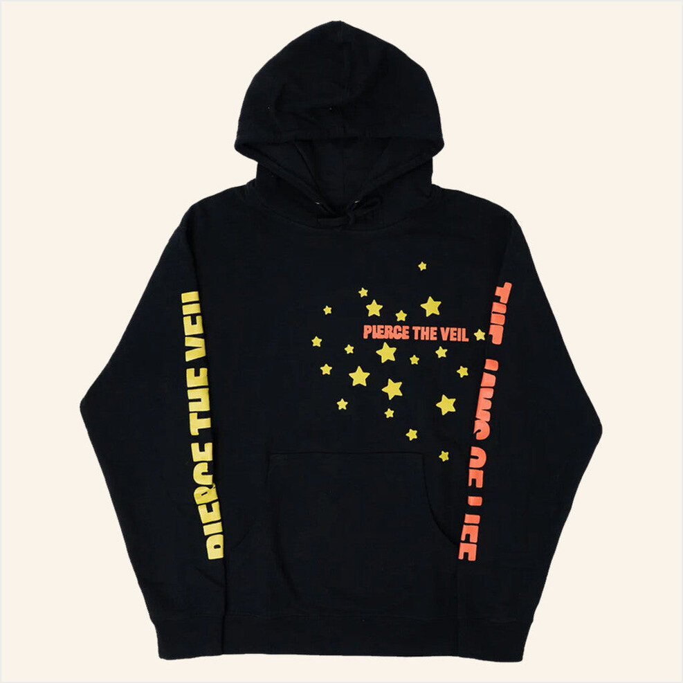 Pierce The Veil Merch Jaws Stars Hoodie Gift For Besties Birthday Gifts For BFF-1