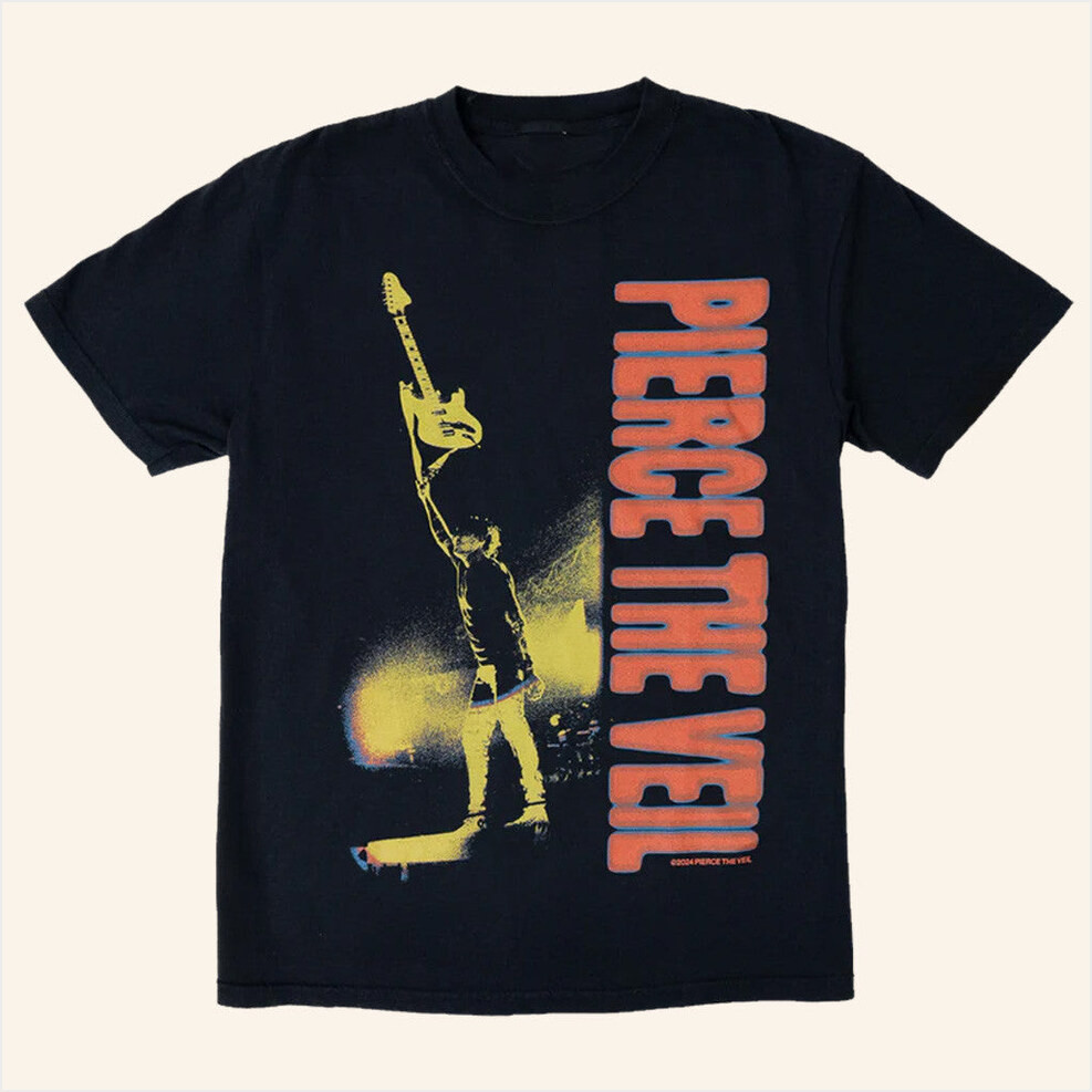 Pierce The Veil Merch Stage T-Shirt Gift Ideas For Dad Birthday Gifts For Friends-1