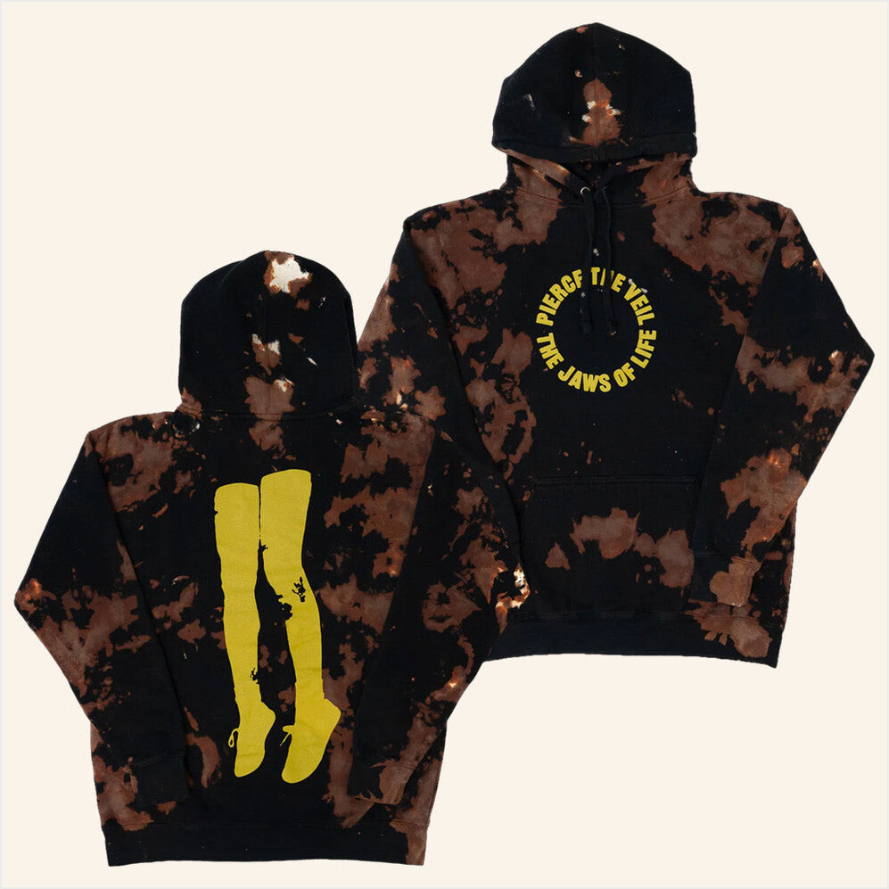 Pierce The Veil Merch Tie Dye Circle Jaws Hoodie Gift Ideas For Friends Gifts For Best Friend-1