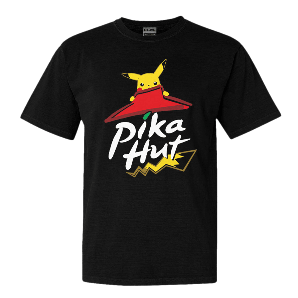 Pika Hut Pikachu Pizza Hut T-Shirt Cute Gifts For Fans-1 Pika Hut Pikachu Pizza Hut T-Shirt Cute Gifts For Fans-1