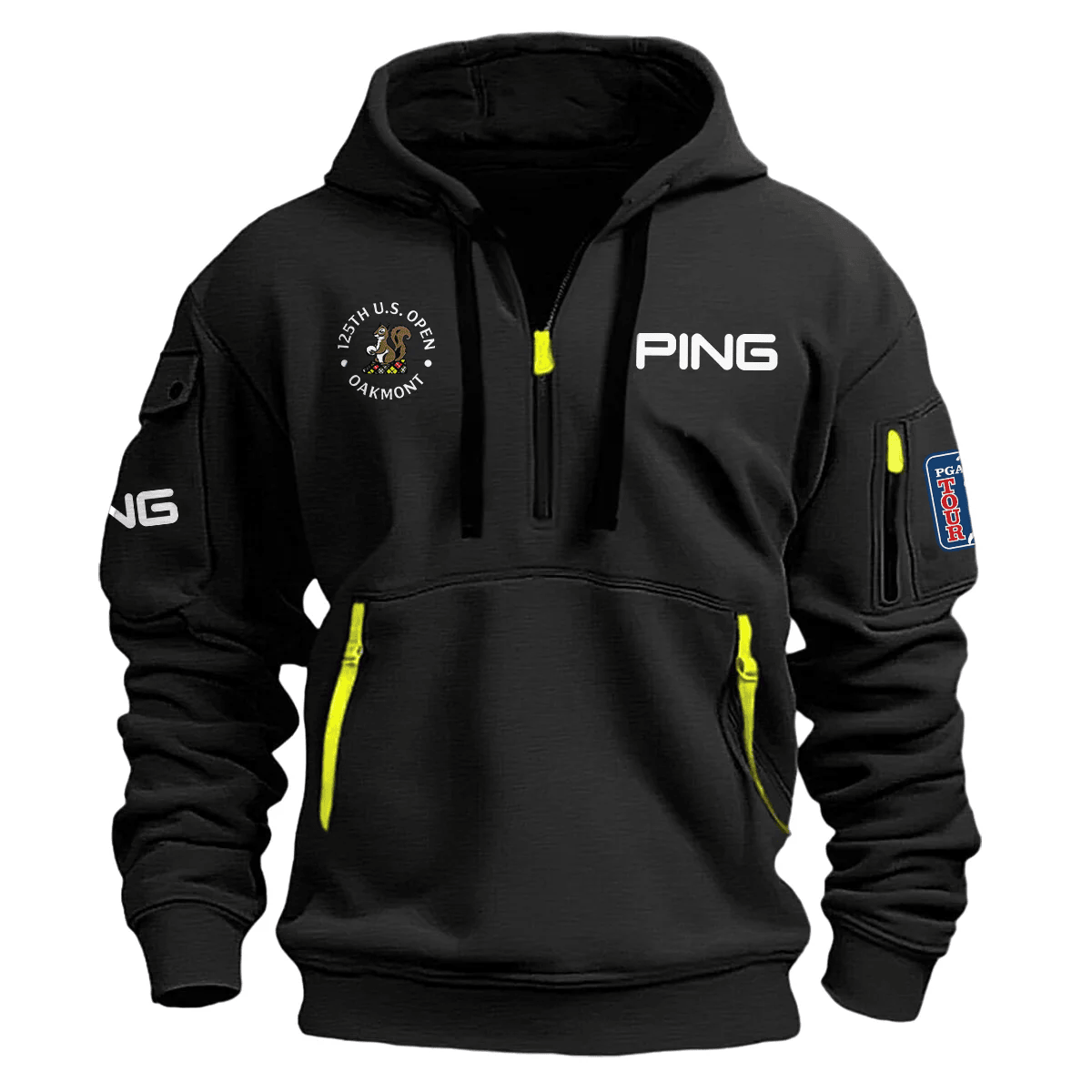 Ping 2025 125th U.S. Open Hoodie Half Zipper Golf Merch Father's Day Gifts For Grandpa-1