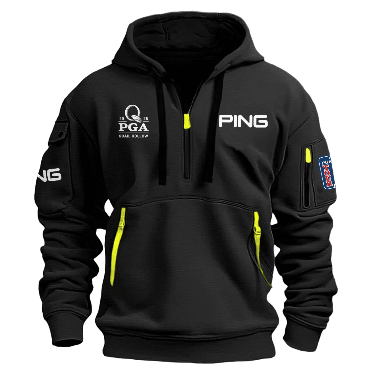 Ping 2025 PGA Championship Hoodie Half Zipper Golf Merch Dad Fathers Day Gifts-1
