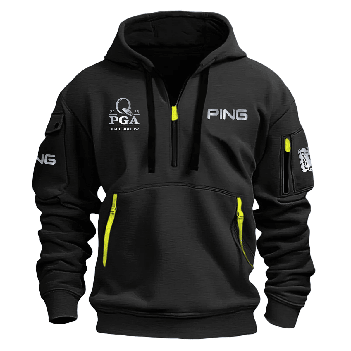 Ping 2025 PGA Championship Hoodie Half Zipper Golf Merch Sentimental Father's Day Gifts-1