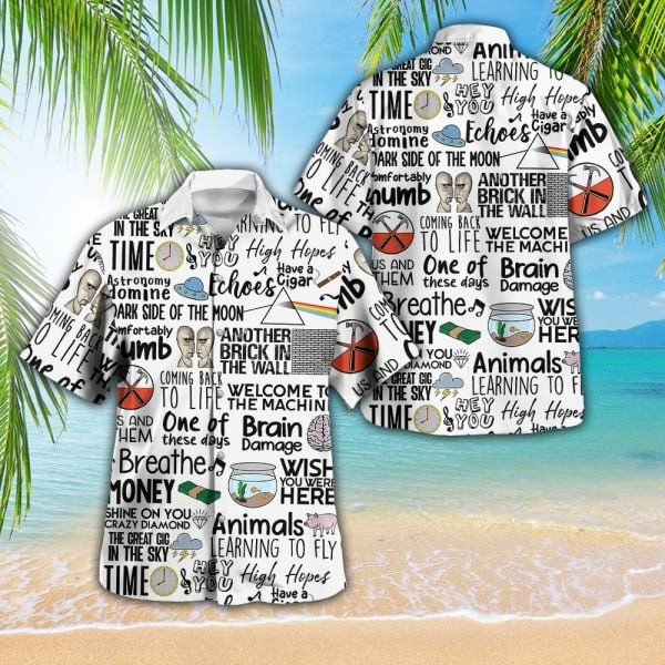 Pink Floyd Hawaiian Shirt Good Fathers Day Gifts-1
