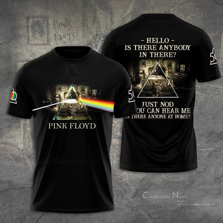 Pink Floyd Hello Is There Anybody In There Shirt Simple Father's Day Gift Ideas-1