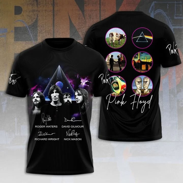 Pink Floyd Merch T-Shirt Father's Day Gifts For Husband-1