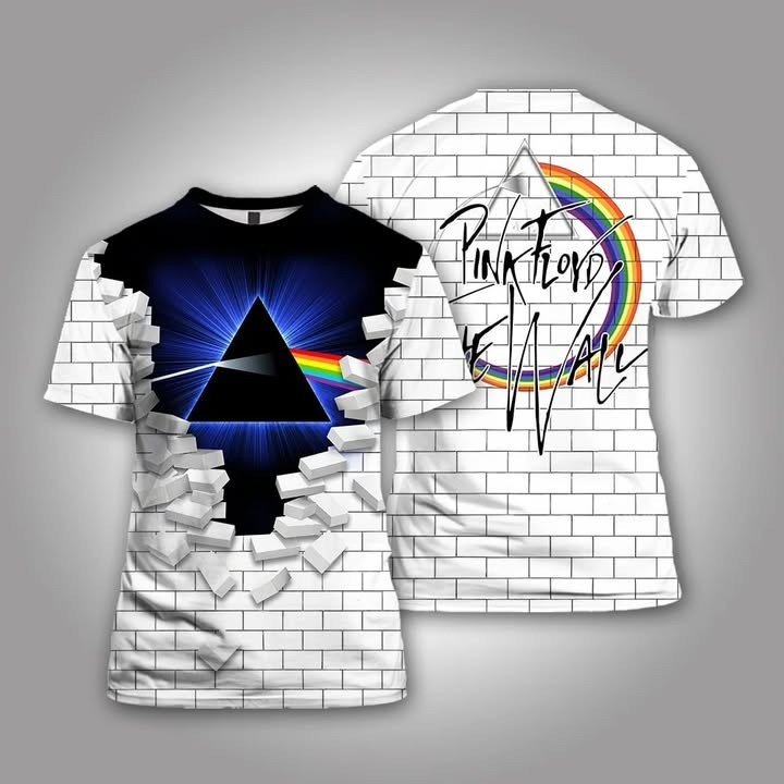 Pink Floyd Merch T-Shirt Father's Day Present Ideas For Rock Band Fans-1