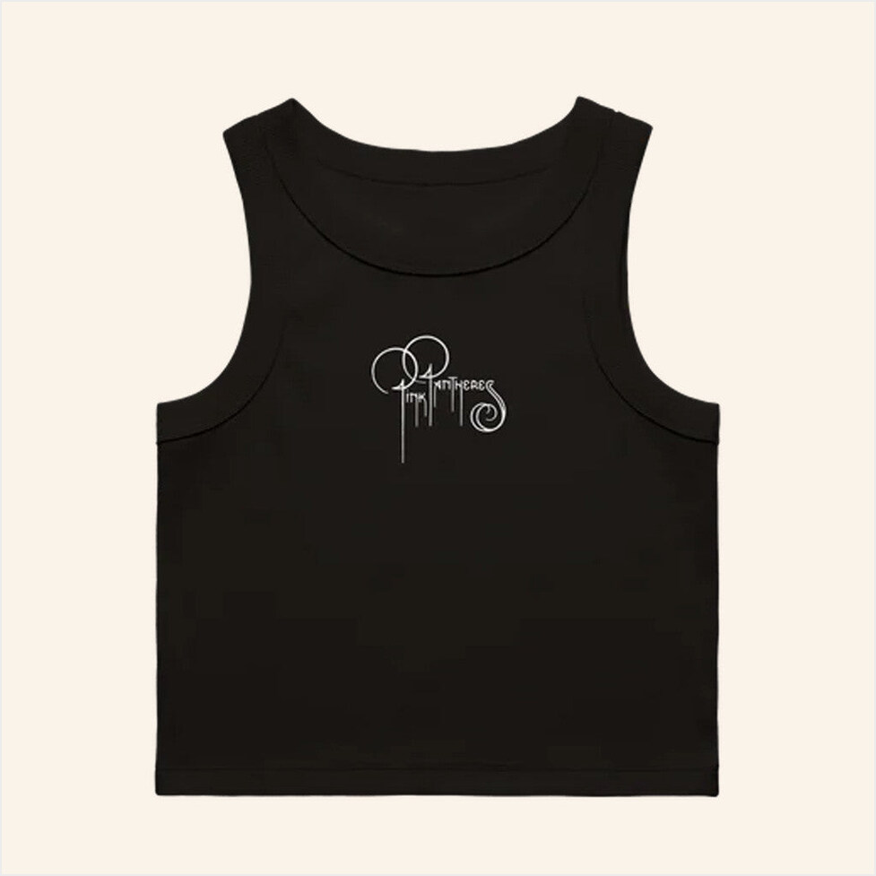 PinkPantheress Merch Logo Black Tank Birthday Gift Ideas For Wife Gifts For Best Friend-1