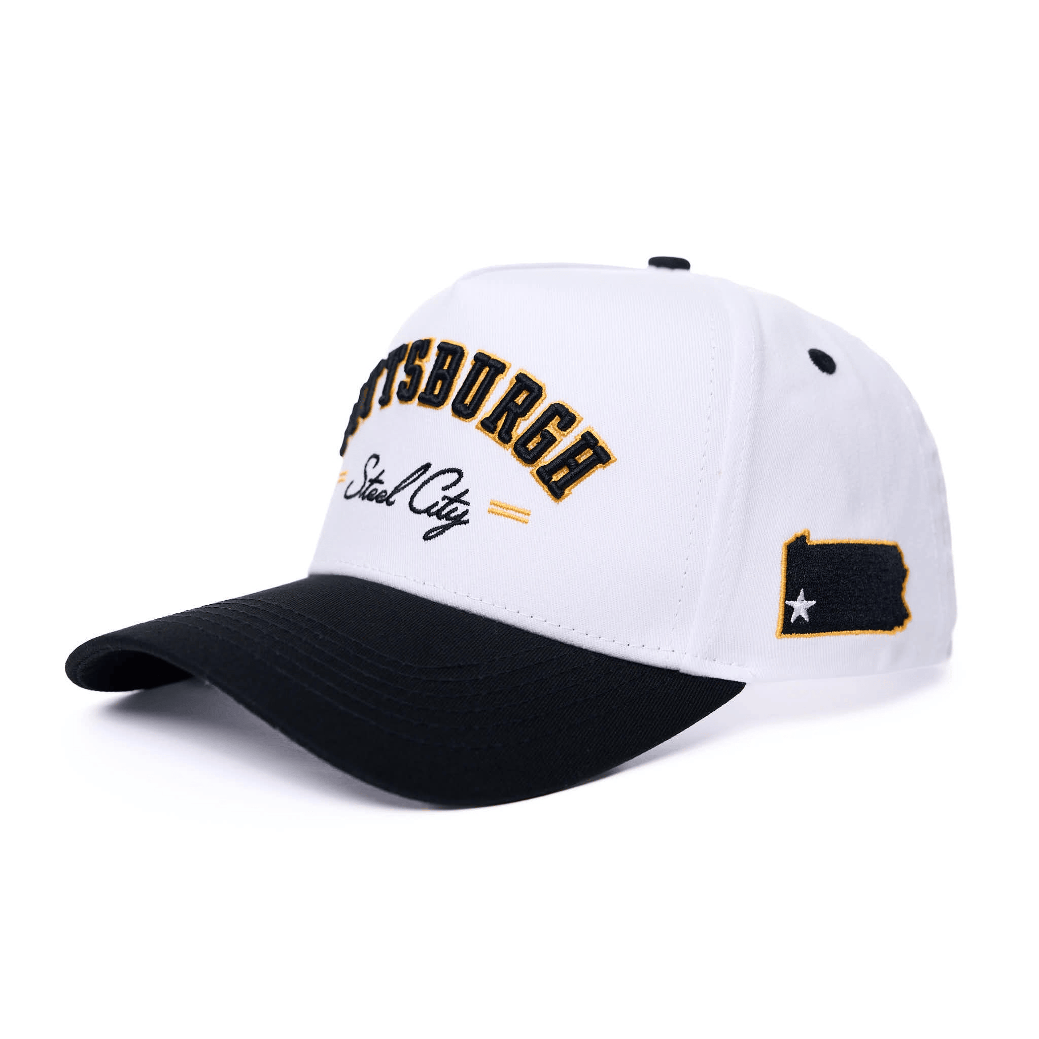 Pittsburgh City Embroidered Hat Pittsburgh Merch Fathers Day Gift From Daughter-1