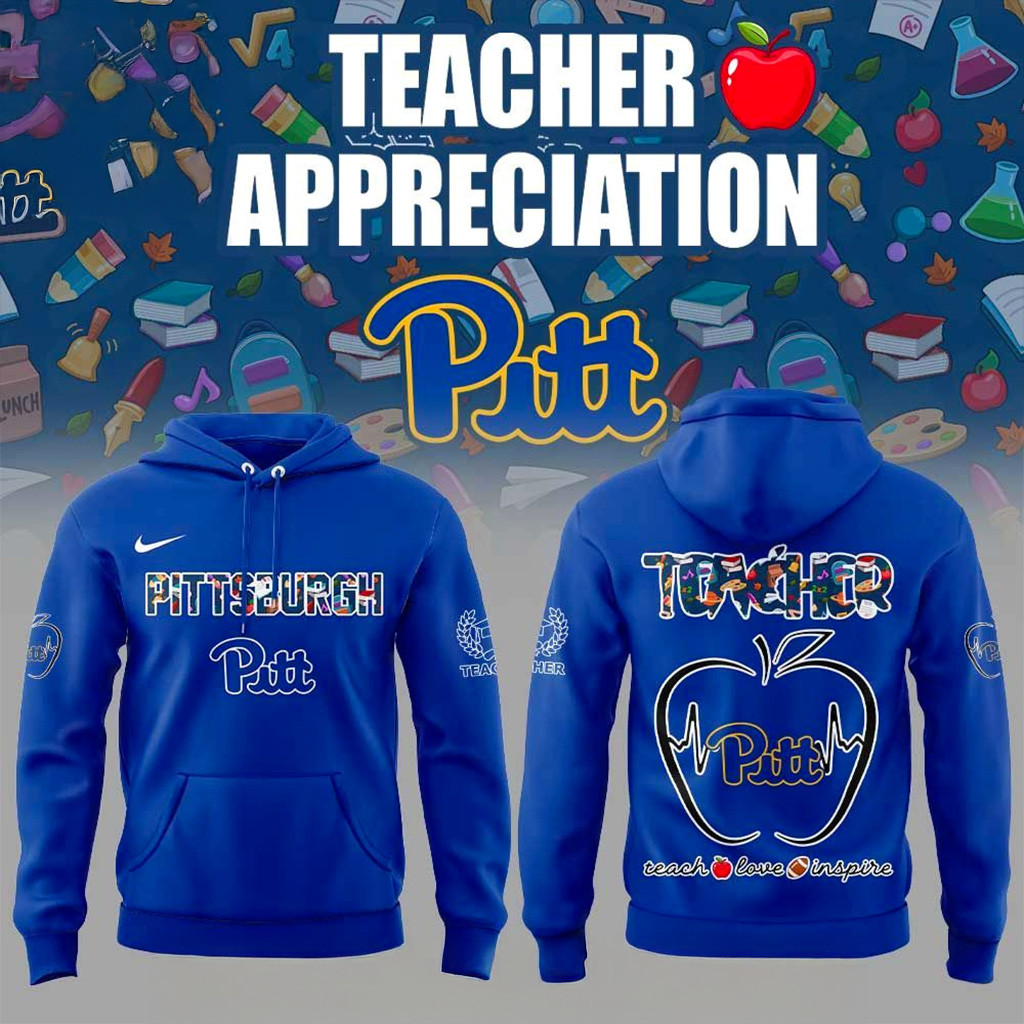 Pittsburgh Panthers Teachers Appreciation Hoodie Panthers Merch Best Gift For Football Lovers-1 Pittsburgh Panthers Teachers Appreciation Hoodie Panthers Merch Best Gift For Football Lovers-1