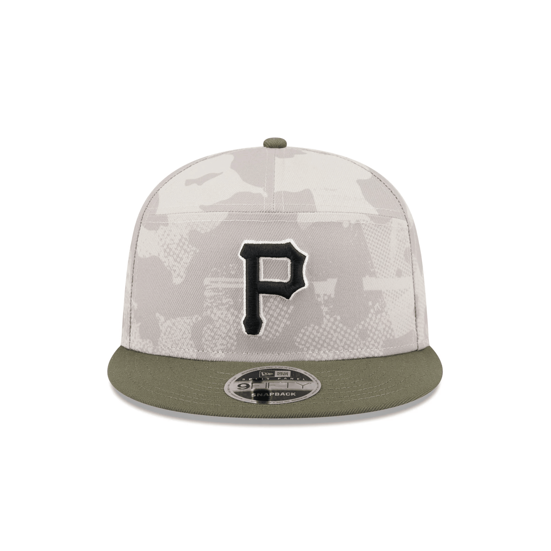 Pittsburgh Pirates Camo Hat Snapback MLB Armed Forces Day 2025 Hat Merch Top Father's Day Gifts-1
