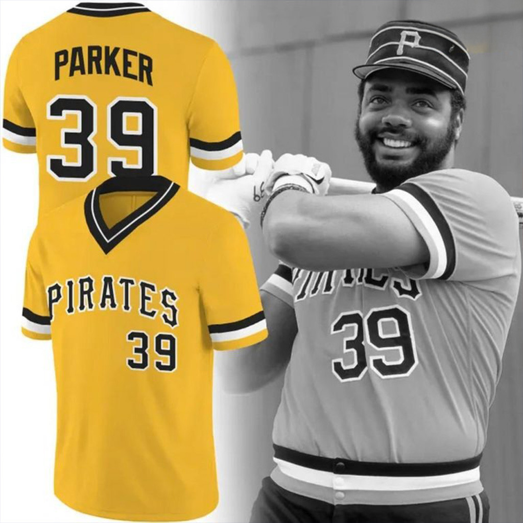 Pittsburgh Pirates Hall Of Fame Dave Parker Football Jersey Pittsburgh Pirates Merch Dad Gifts-1