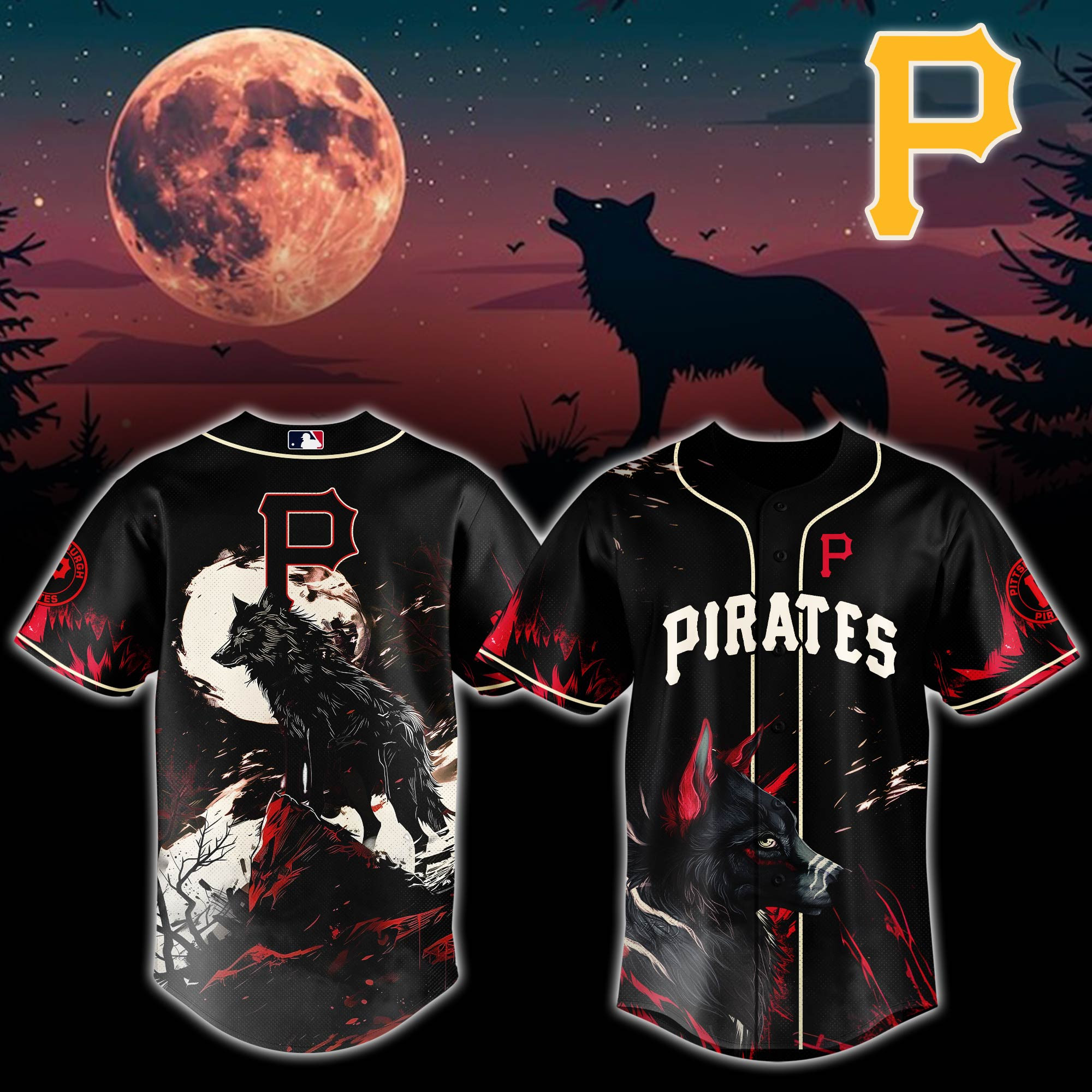 Pittsburgh Pirates Mlb X Worf Baseball Jersey For Fans-1