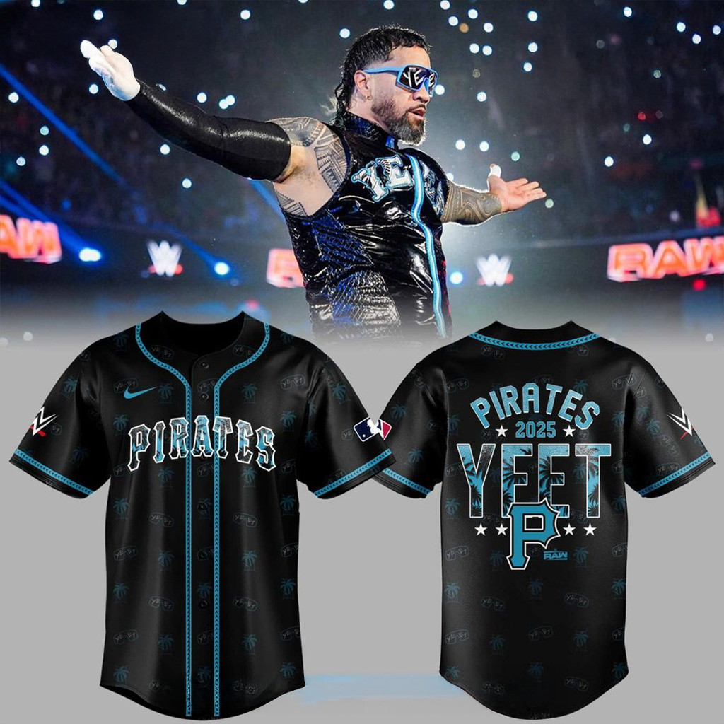 Pittsburgh Pirates x YEET 2025 Baseball Jersey Pirates Merch Presents For Baseball Fans-1