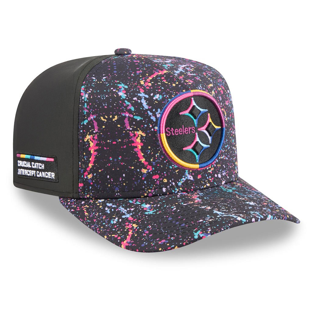 Pittsburgh Steelers Crucial Catch NFL Hat 2025 Rainbow Steelers Merch Friend Gifts-1