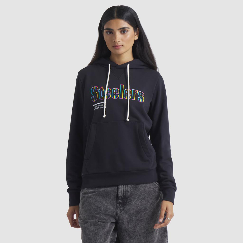 Pittsburgh Steelers Crucial Catch NFL Hoodie 2025 Rainbow Steelers Merch Sister Gift Ideas-1