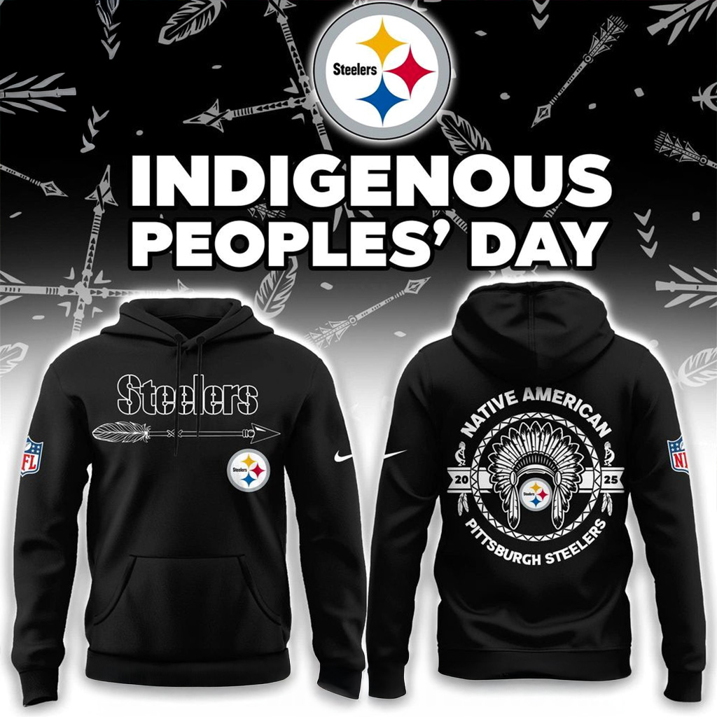 Pittsburgh Steelers Indigenous Peoples Day 2025 Hoodie Steelers Merch Football Fan Gift Ideas-1