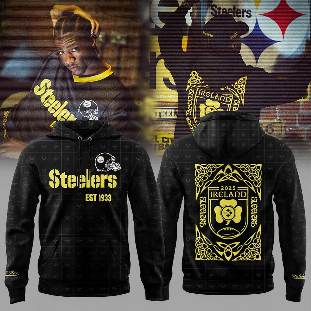 Pittsburgh Steelers Ireland Collection 2025 Hoodie Pittsburgh Steelers Merch Gift For Men-1
