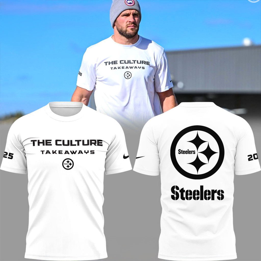 Pittsburgh Steelers The Culture Takeaways T-Shirt Steelers Merch Gift Ideas For Football Lovers-1
