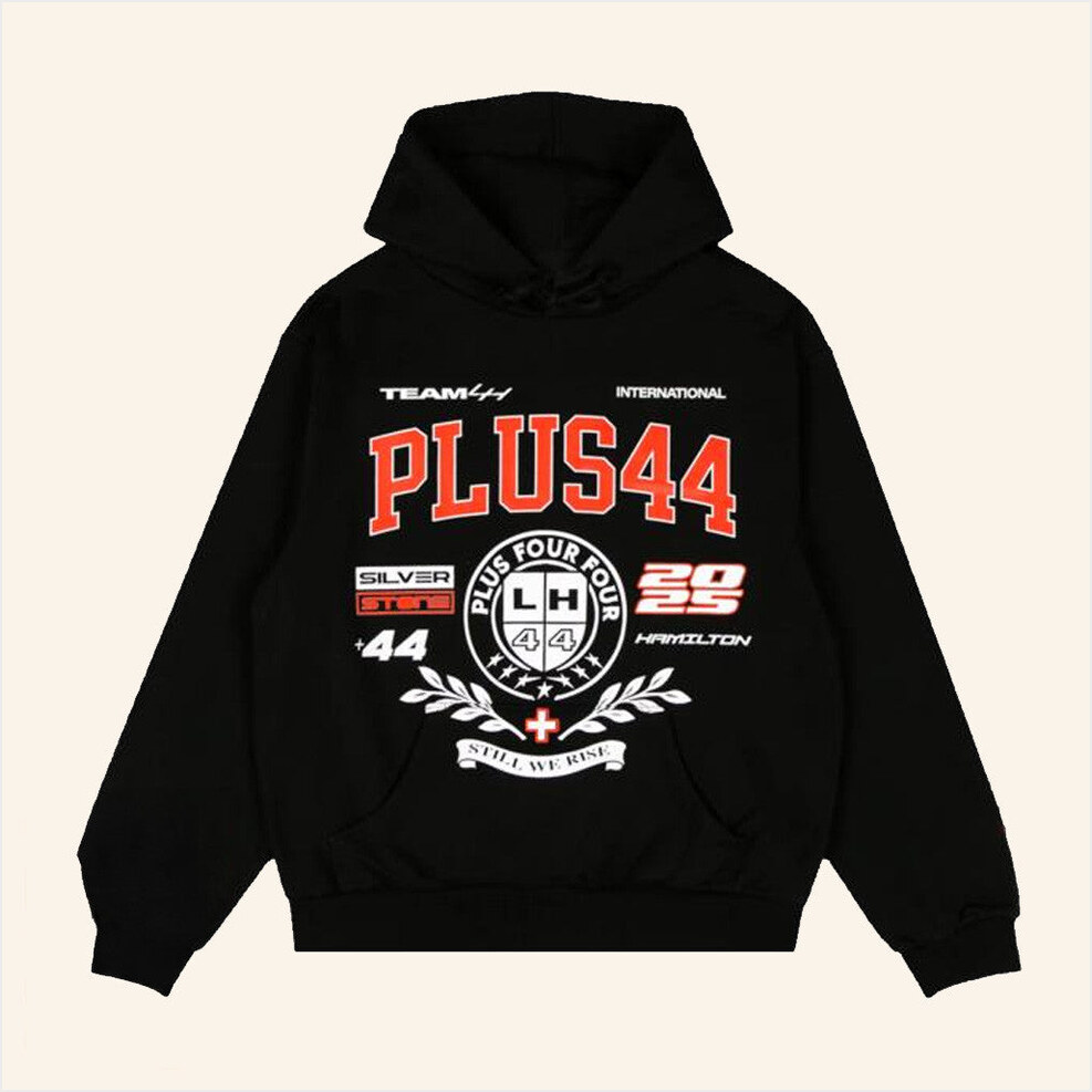 Plus44 World Merch Plus44 Hoodie Black Presents For Boyfriend Birthday Gifts For Besties-1