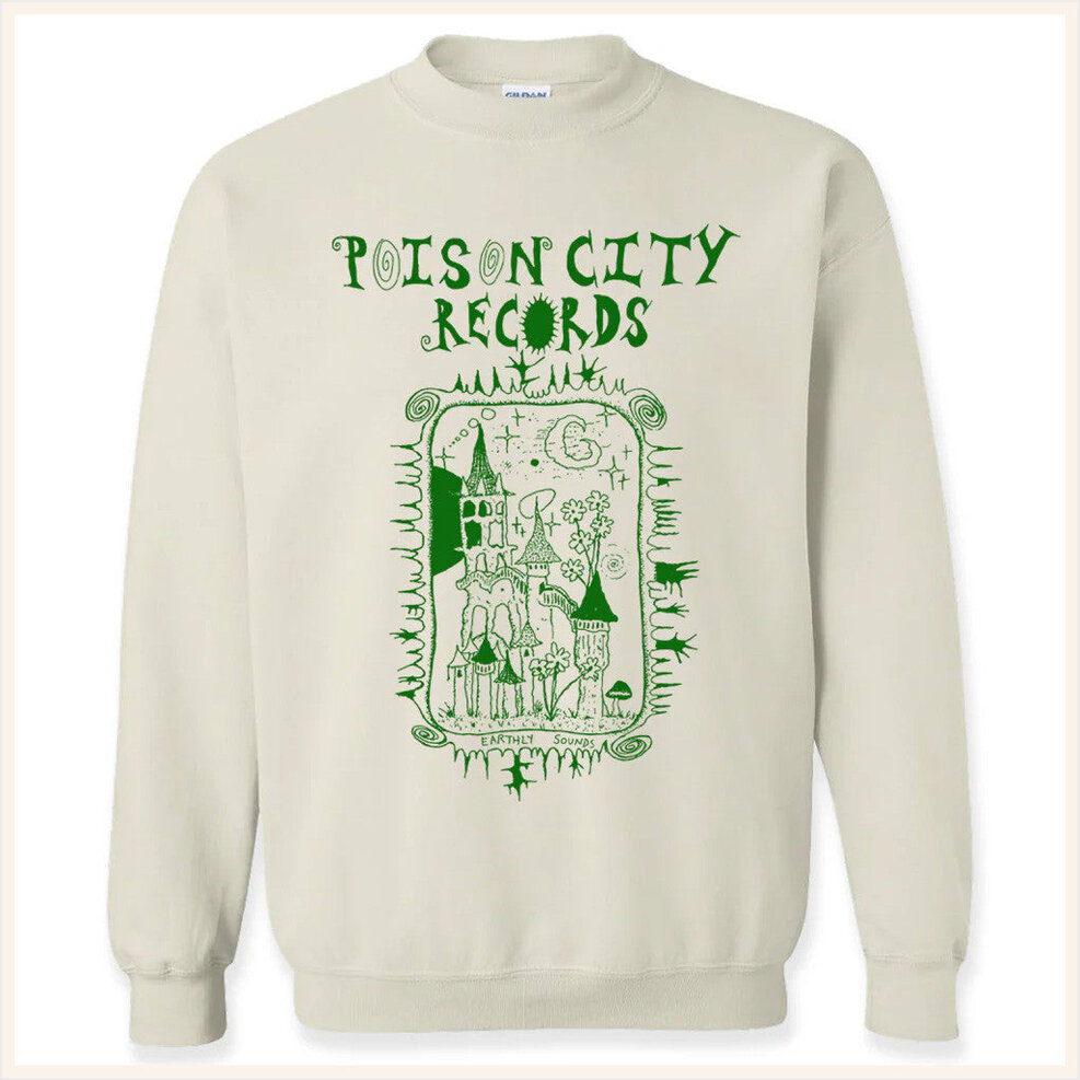Poison City Records Merch Fun House Sweatshirt Present For Dudes Birthday Gifts For Best Friend-1