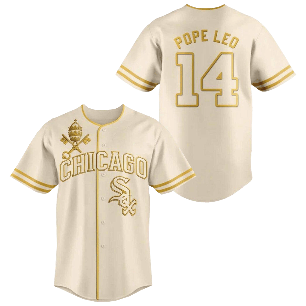Pope Leo XIV Chicago Vatican City Connect Jersey First Fathers Day Gift Ideas-1
