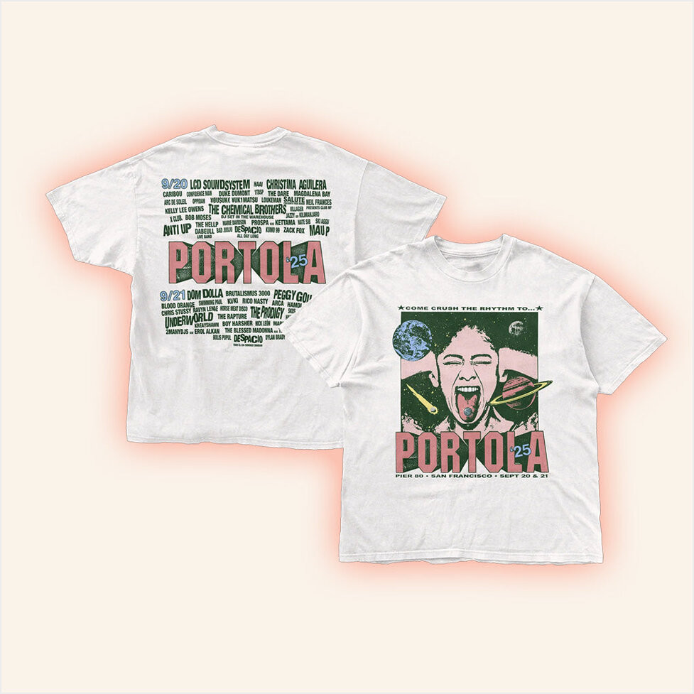 Portola Merch Crush The Rhythm T-Shirt Gifts For Wife Birthday Gifts For Besties-1