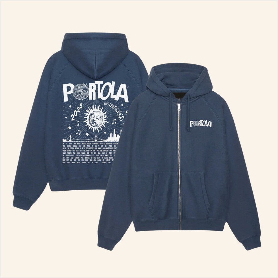 Portola Merch Portola Sun Zip Hoodie Best Birthday Gifts For Husband Gifts For Friends-1