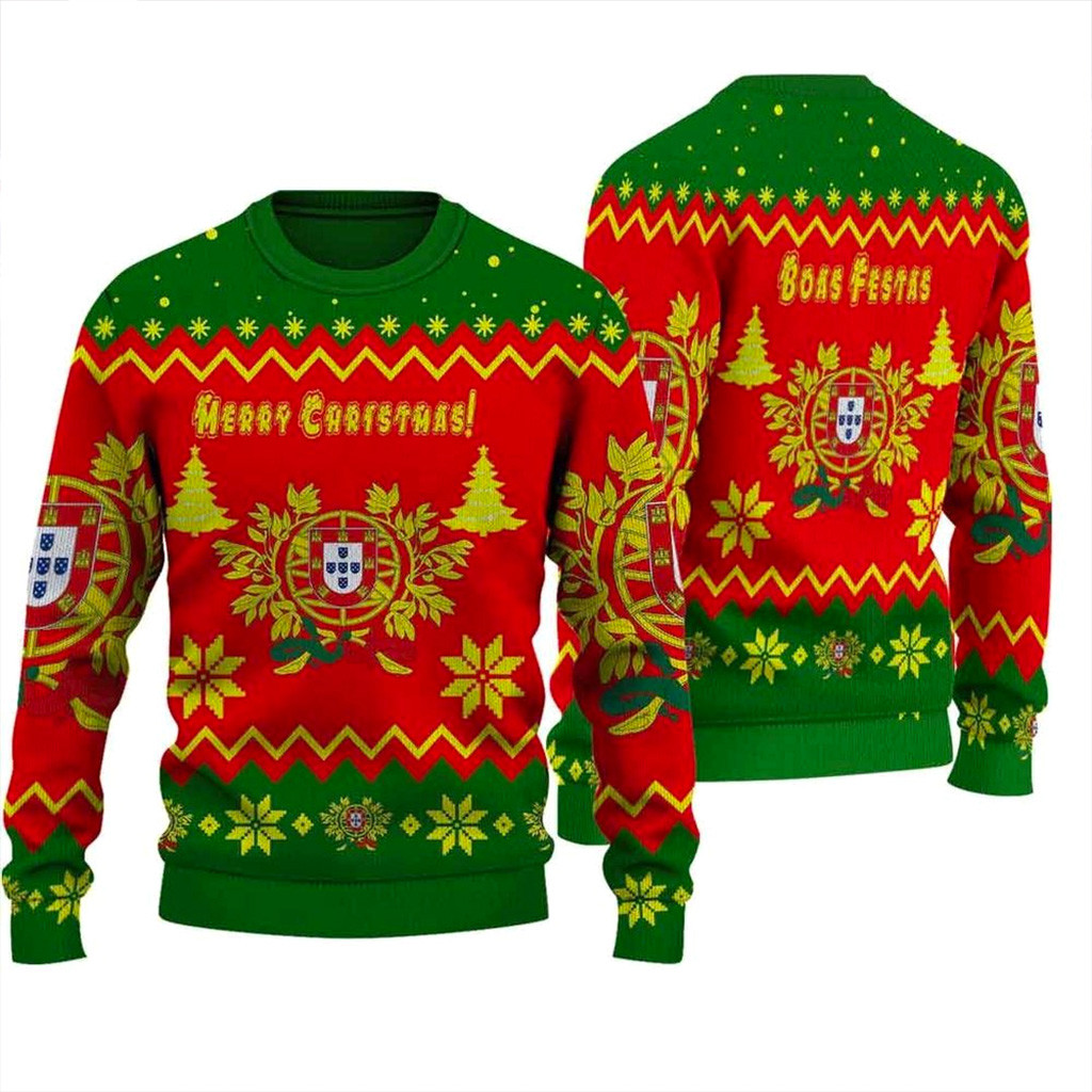 Portugal Merry Christmas Ugly Sweater Best Christmas Gifts For Husband-1