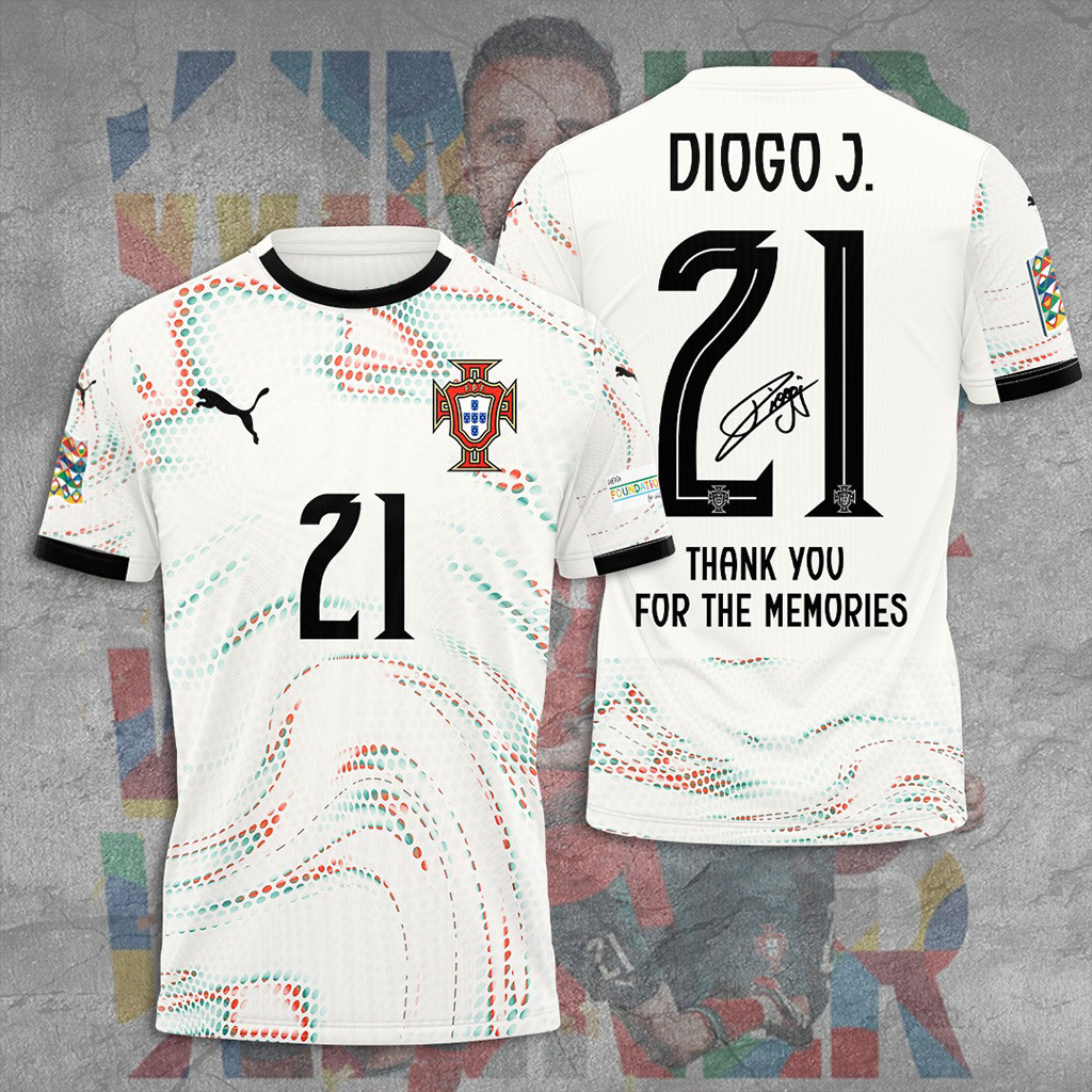 Portugal National Football Team x Diogo Jota Shirt Thank You For The Memorial Diogo Jota Merch-1