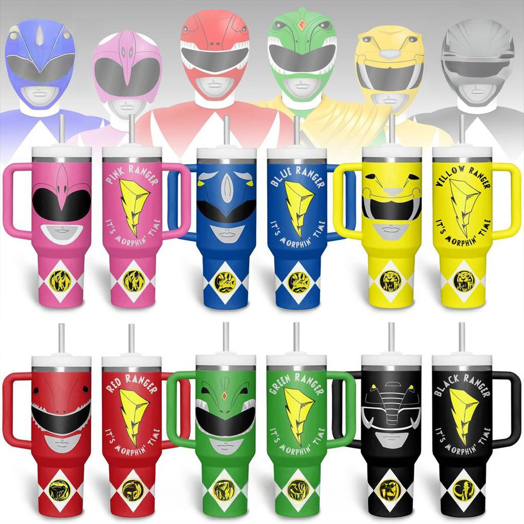 Power Rangers It's Morphin Time Special Tumbler Rangers Merch Gifts For Friends-1