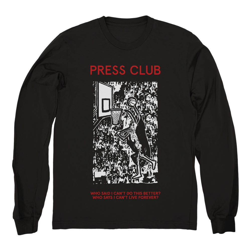 Press Club Merch Live Forever Long Sleeve Shirt Press Club Shirt Dad Gifts For Father's Day 2025-1