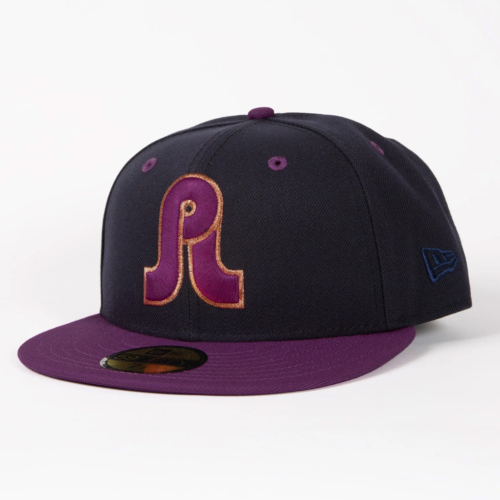 Pretty Lights Merch Pretty Lights x Jiberish Snapback Hat Embroidered Purple And Black Hat-1