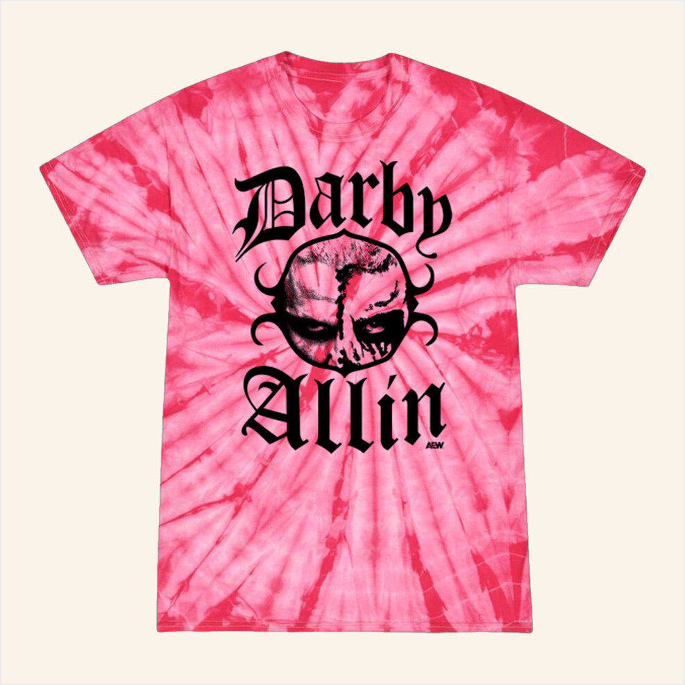 Pro Wrestling Tees Merch Tuesday Darby Allin Under Ground Tie Dyed Shirt Gift Ideas For Mom-1