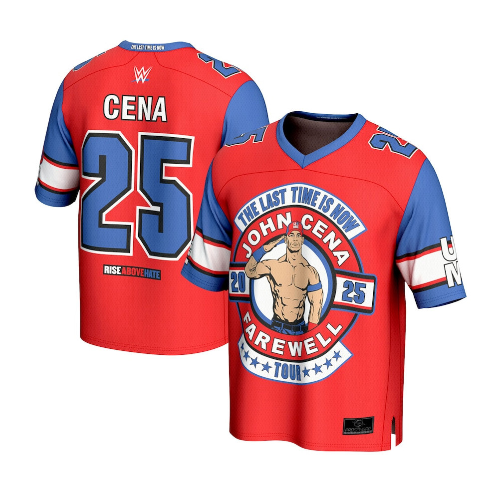 ProSphere Red John Cena Royal Rumble 2025 Jersey Good Father's Day Presents-1