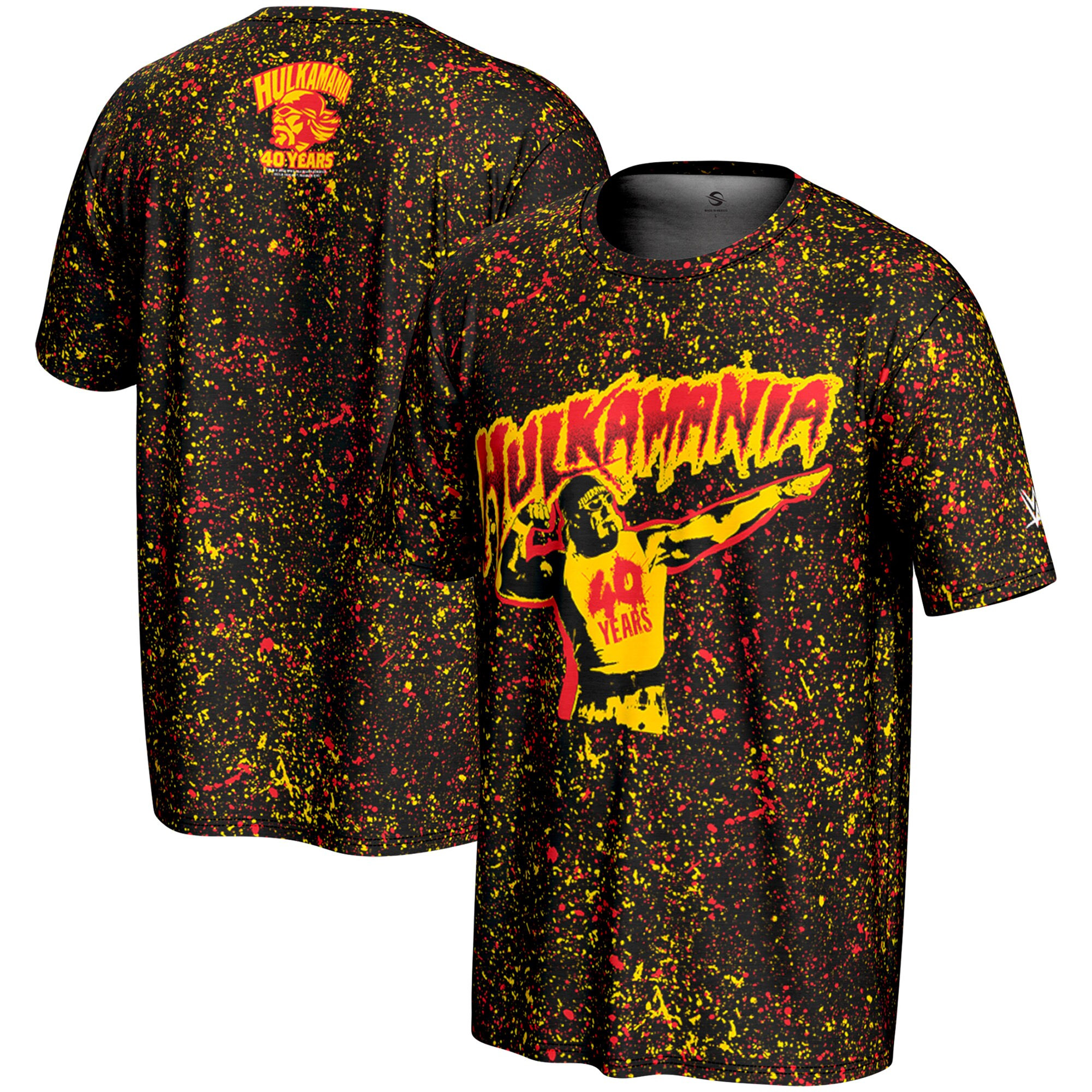 Prosphere Black Hulk Hogan 40 Years Hulkamania Tshirt Hulk Hogan Merch-1