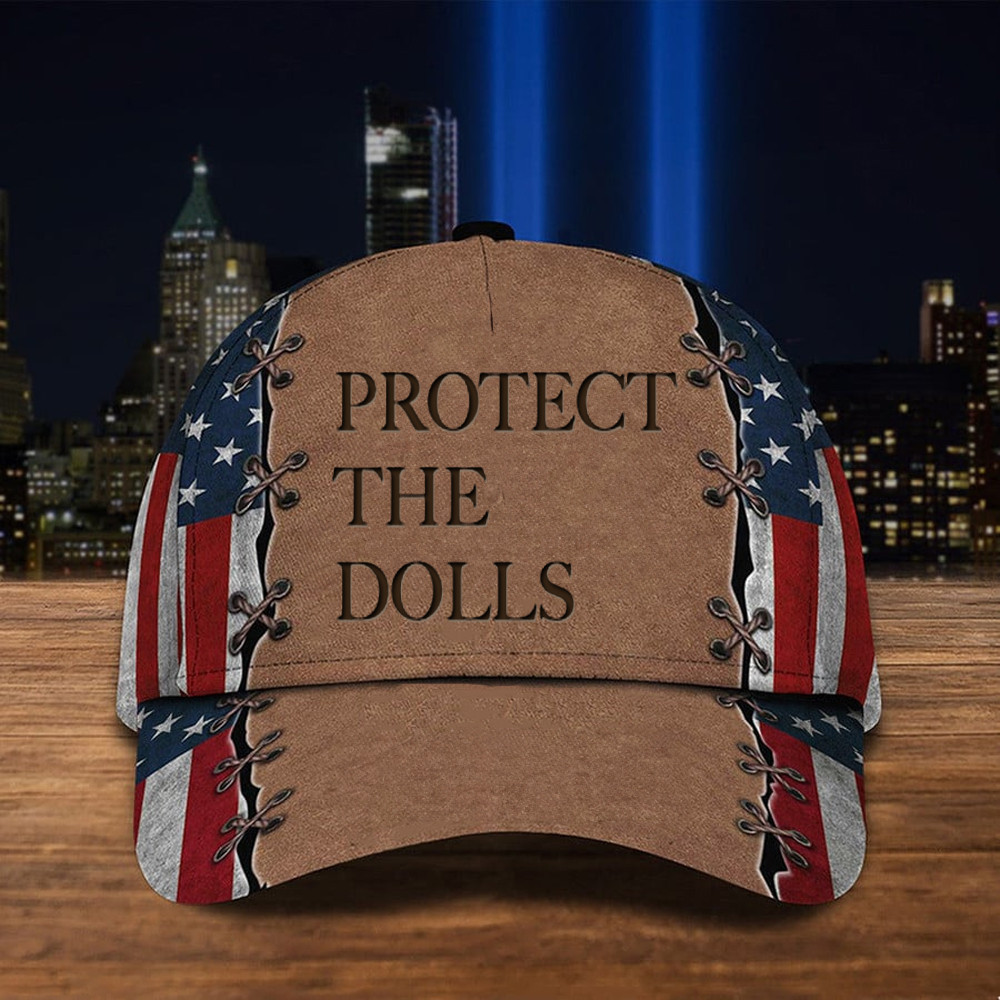 Protect The Dolls Hat American Flag Hat Special Gifts From Dad To Daughter-1