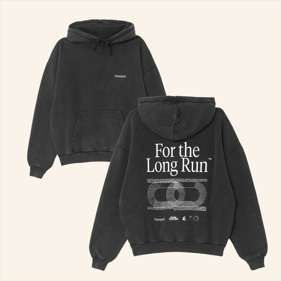 Puresport Merch For The Long Run Hoodie Present For Husband Birthday Gifts For Friends-1