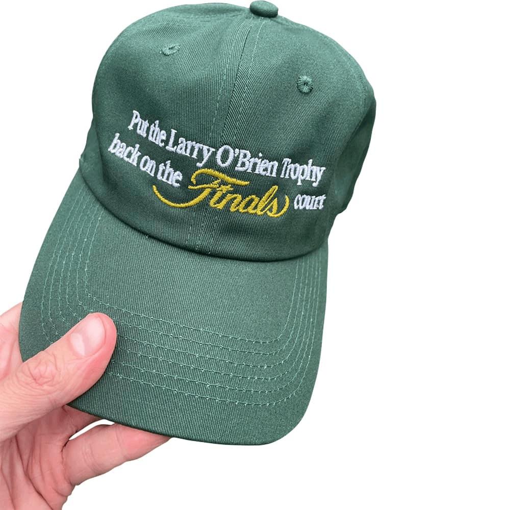 Put The Larry O'Brien Trophy Back On The Finals Court Hat Gifts For Dad-1