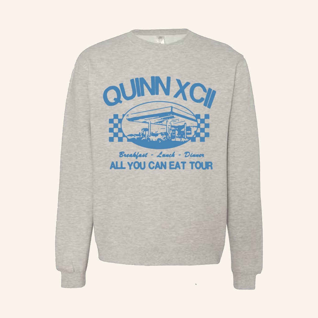 Quinn XCII Merch Drive-In Crewneck Sweatshirt Music Lover Gifts For Him-1