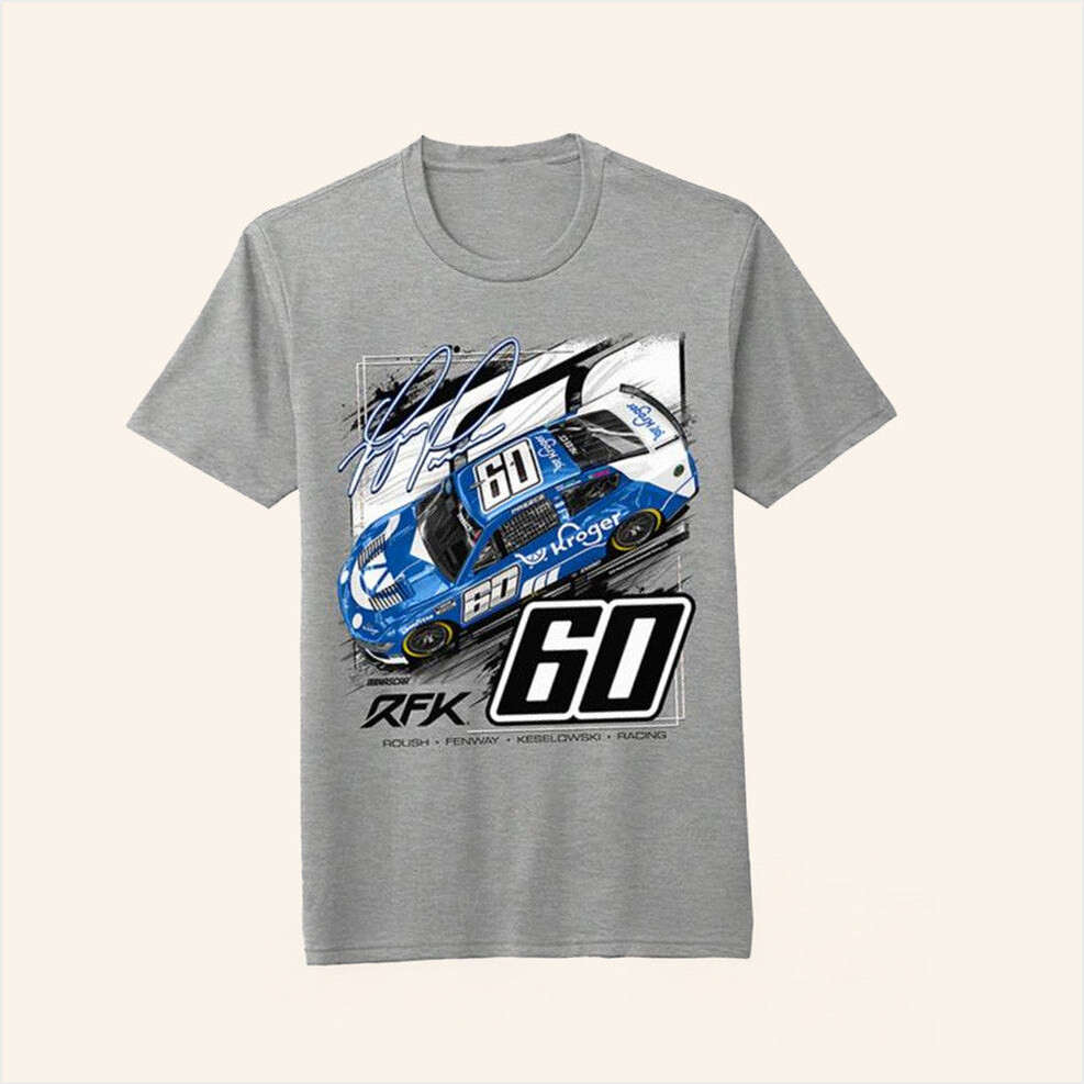 RFK Merch Ryan Preece 2025 Kroger Car T-Shirt Gifts For Father Birthday Gifts For Friends-1