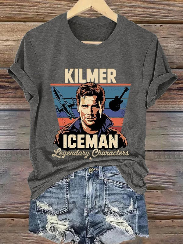 RIP Kilmer Iceman Legendary Characters T-Shirt Val Kilmer Memorial Clothing-1