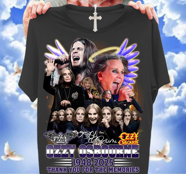 RIP Ozzy Osbourne 1948 2025 Thank You For The Memories Shirt Fan Merch Gifts For Dad-1