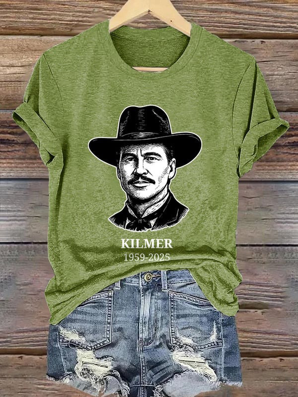 RIP Val Kilmer 1959-2025 T-Shirt Thank You For The Memories Shirt Gifts For Fans-1