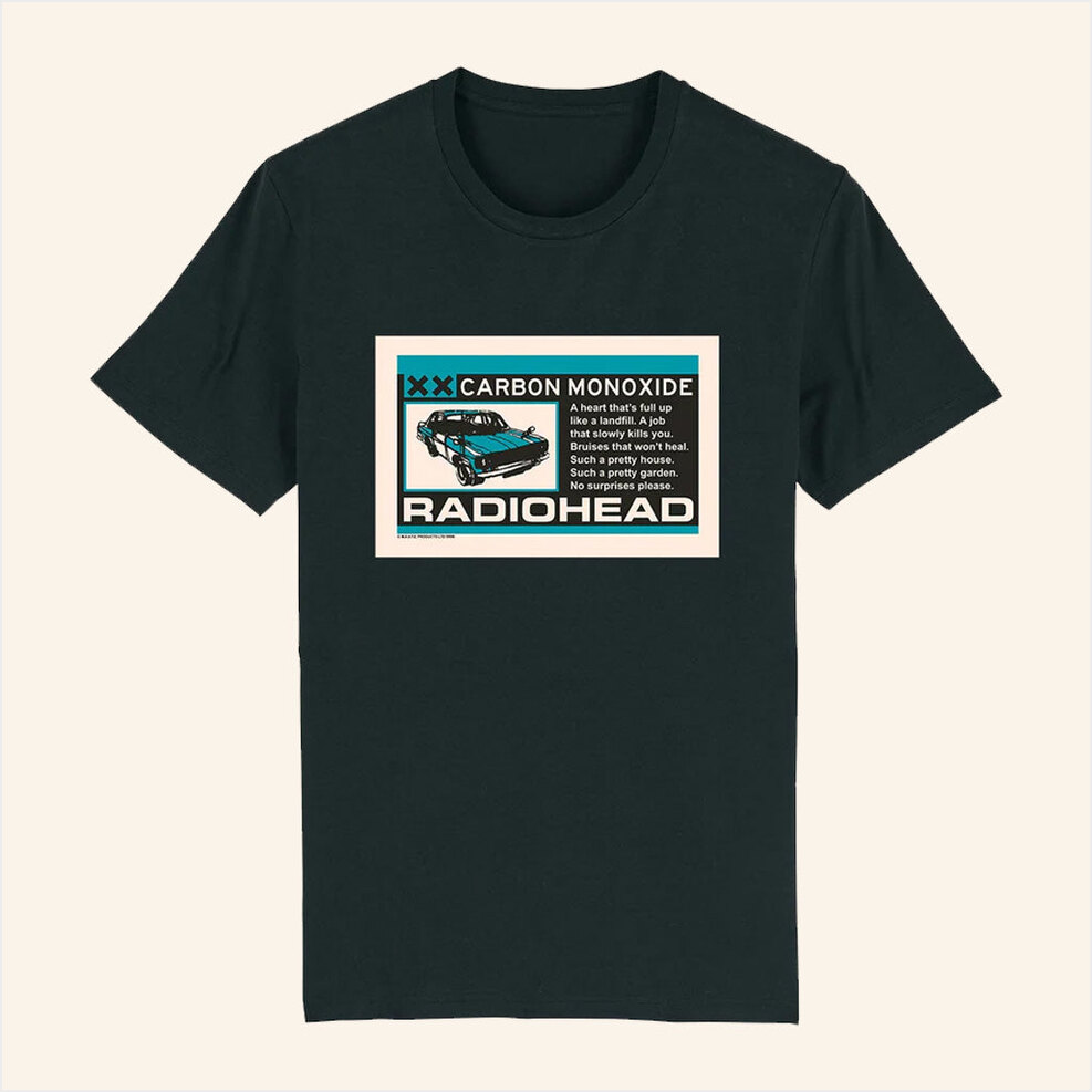 Radiohead Merch Carbon Monoxide T-Shirt Birthday Gifts For Dudes Gifts For Besties Christmas Presents-1